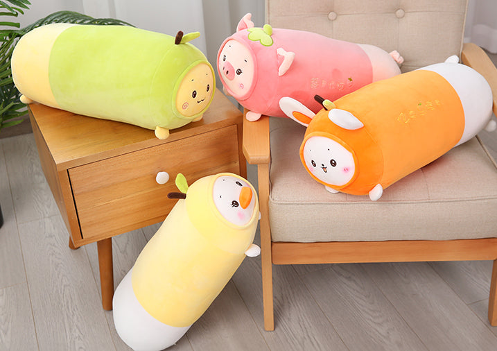 Cylindrical Pet Pillow – Soft & Cozy Cushion for Your Furry Friend