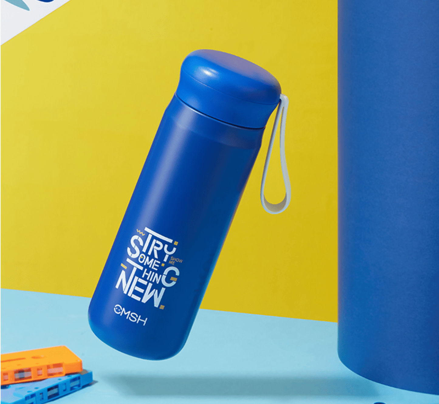 570ml Large-Capacity Vacuum Thermos with Handle – Leak-Proof & Insulated