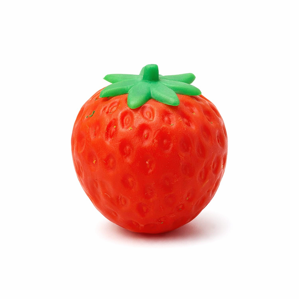 Strawberry Slow-Rise Squishy Toy – Soft Stress Relief Fidget Ball