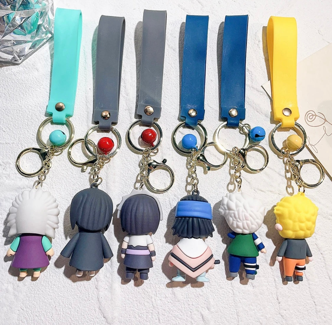 Creative Ninja Anime Keychain – Naruto & Yu-Gi-Oh! Inspired Design