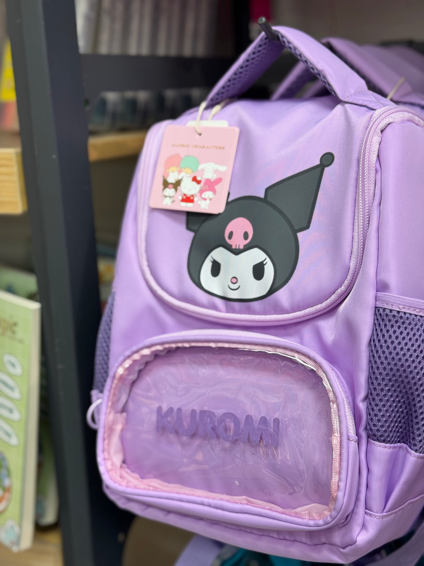 Kuromi Sanrio Lavender Backpack – Cute & Functional